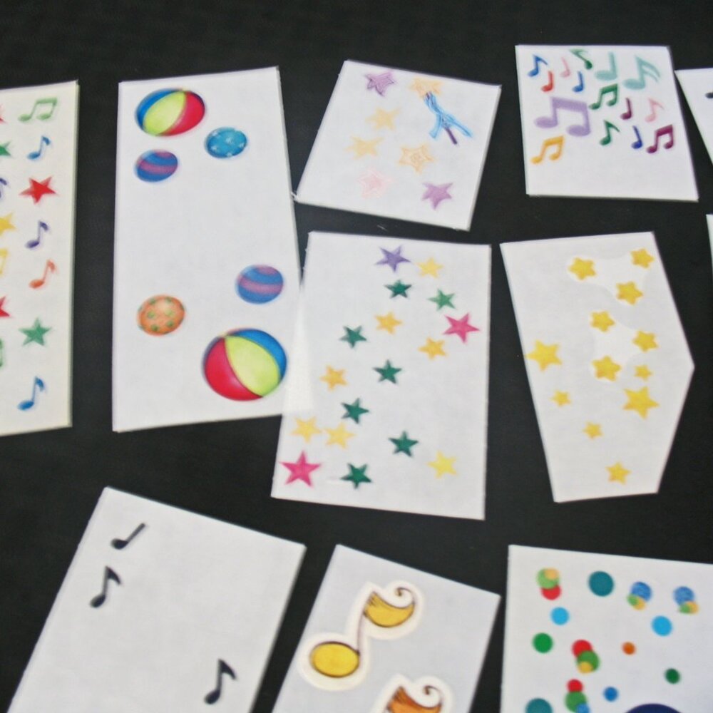 Lot of  stickers Stars, Music, balls Creative Memories
